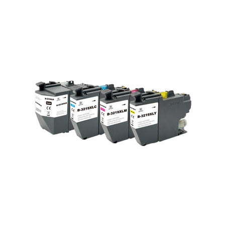 PACK 4 CARTOUCHES REMANUFACTUREES BROTHER LC3219XL N/C/M/J