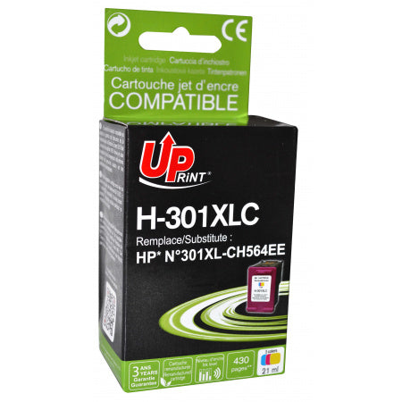 CARTOUCHE REMANUFACTUREE HP N°301XL